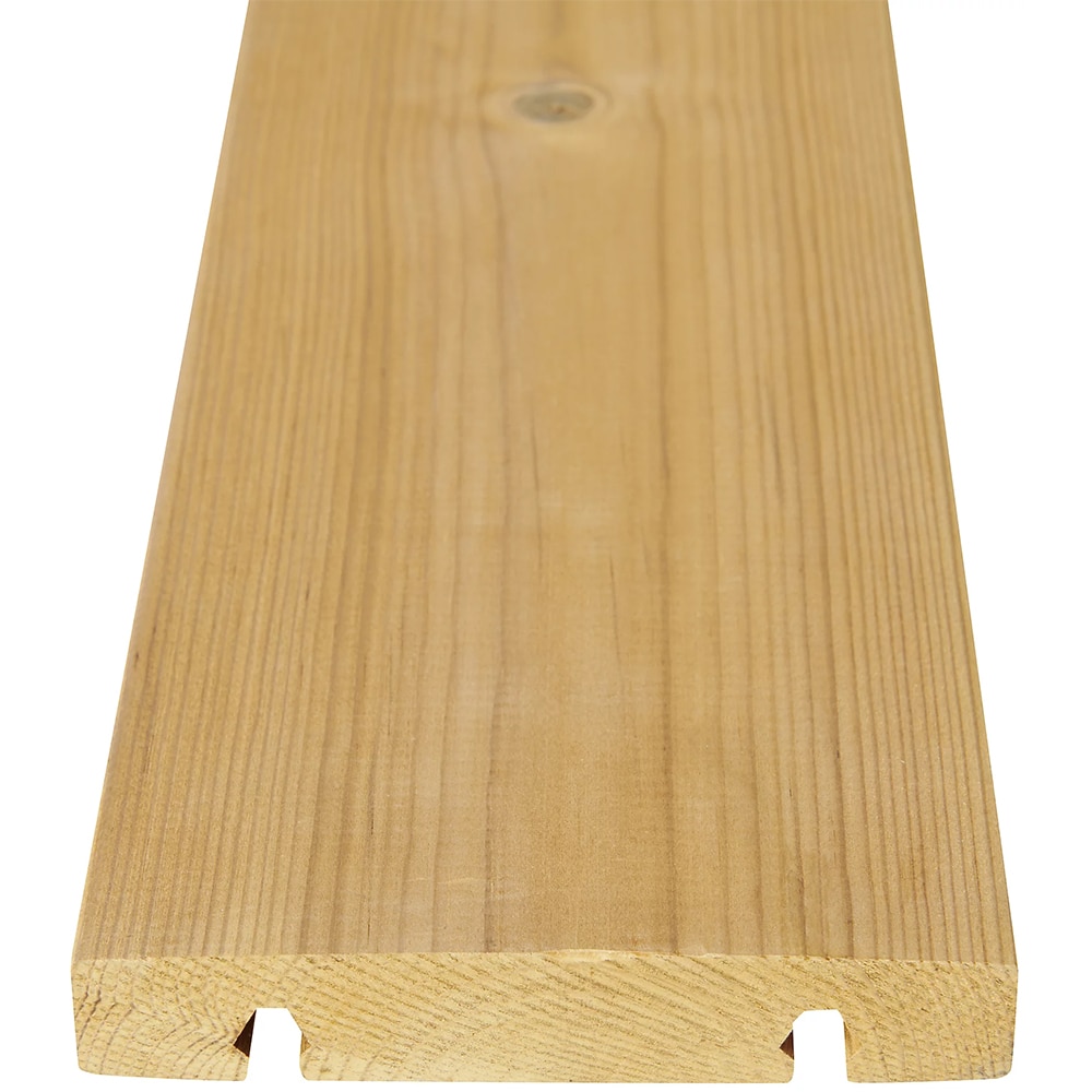 Placa terasa GOODHOME Areto, 200 x 11.8 x 2.1 cm, lemn pin, maro