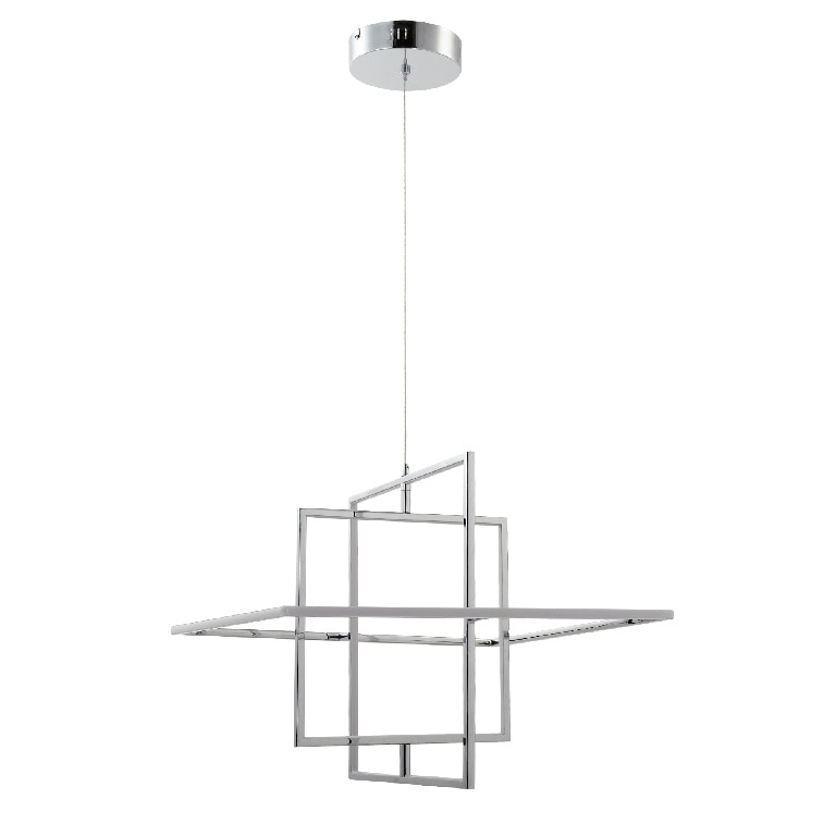 Pendul argintiu, 3000 K, 1 X 30 W • GoodHome Kohmani