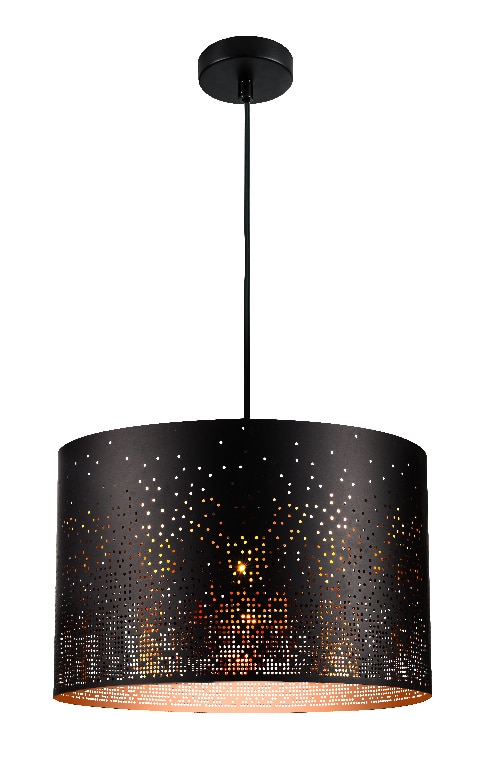 Lustra tip pendul, Negru, 42 W, 1 x E27  GoodHome Senecaz