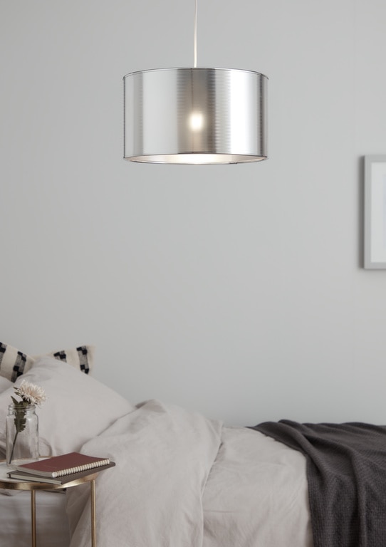 Lustra tip pendul, Argintiu, 42 W, 1 x E27 • GoodHome Tectit