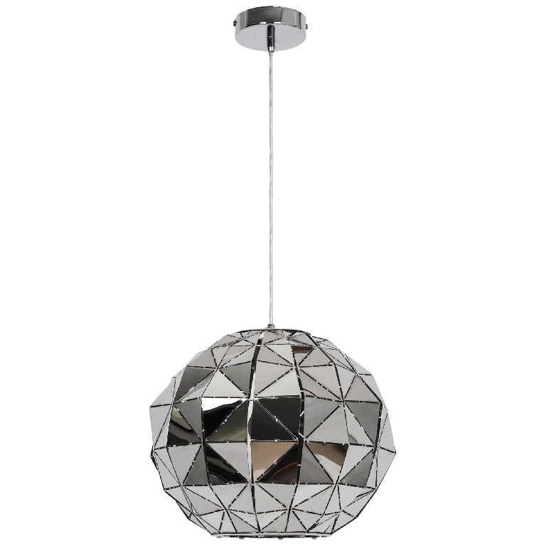 Lustra tip pendul, Argintiu, 28 W, 1 x E27 • GoodHome Edasich
