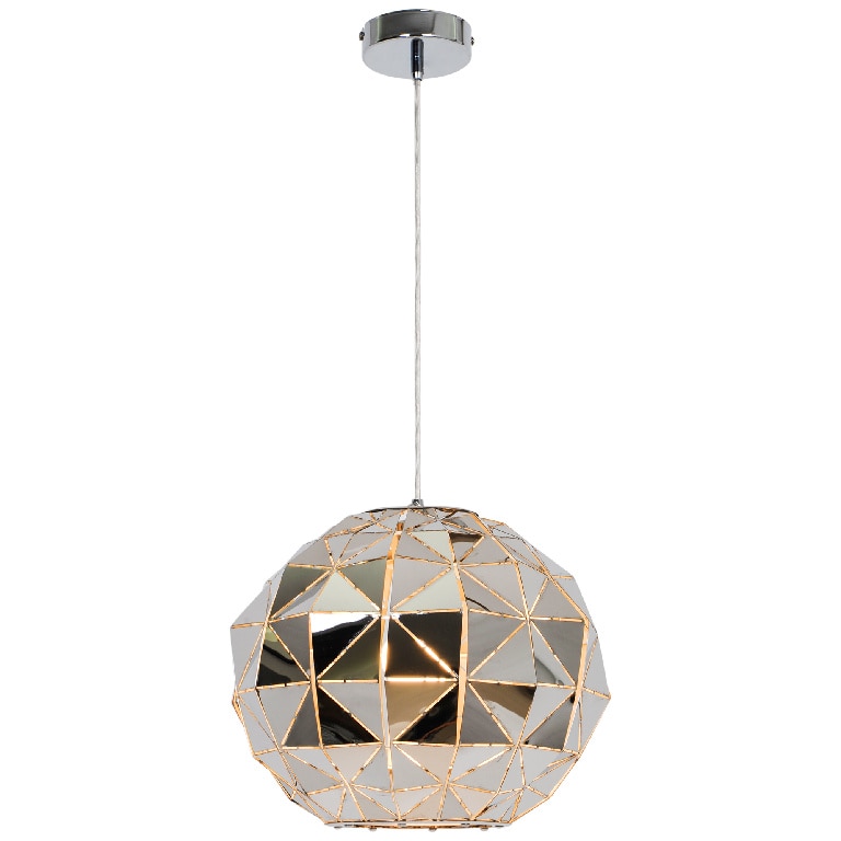 Lustra tip pendul, Argintiu, 28 W, 1 x E27 • GoodHome Edasich