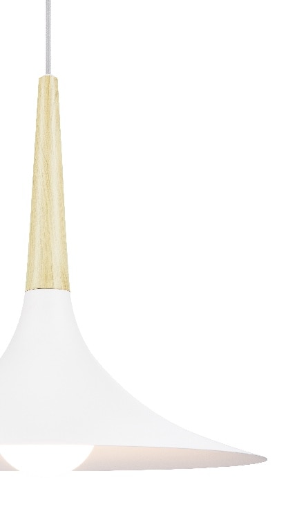 Lustra tip pendul, Alb, 42 W, 1 x E27 • GoodHome Arraqis