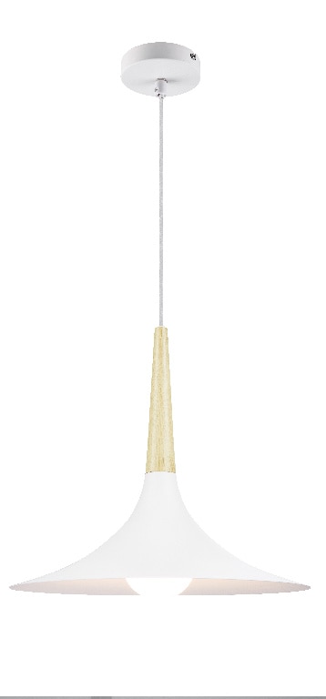 Lustra tip pendul, Alb, 42 W, 1 x E27 • GoodHome Arraqis