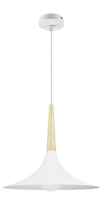 Lustra tip pendul, Alb, 42 W, 1 x E27 • GoodHome Arraqis