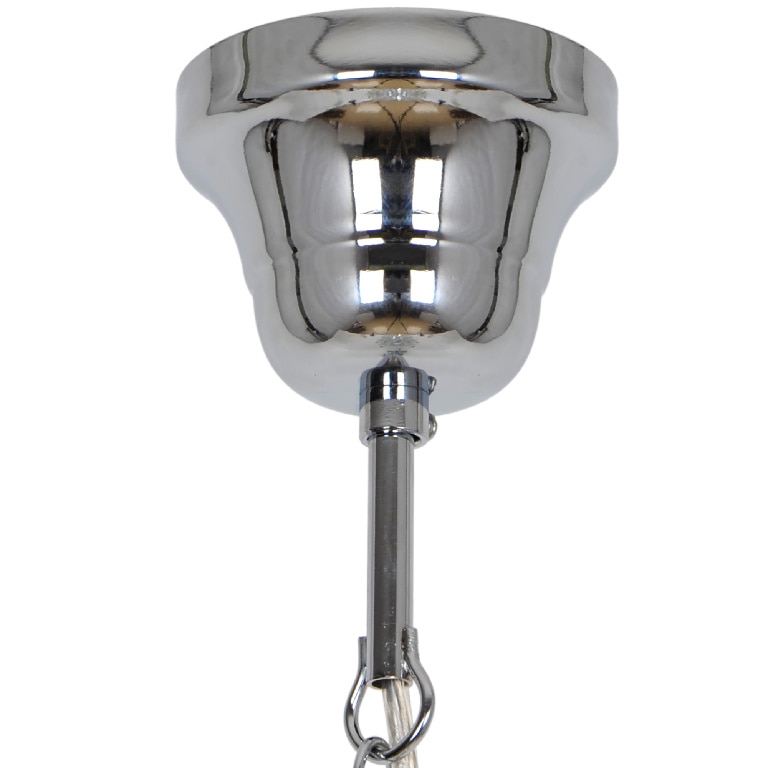 Lustra tip pendul, Argintiu/Transparent, 40 W, 5 x E14 • GoodHome Gacruz