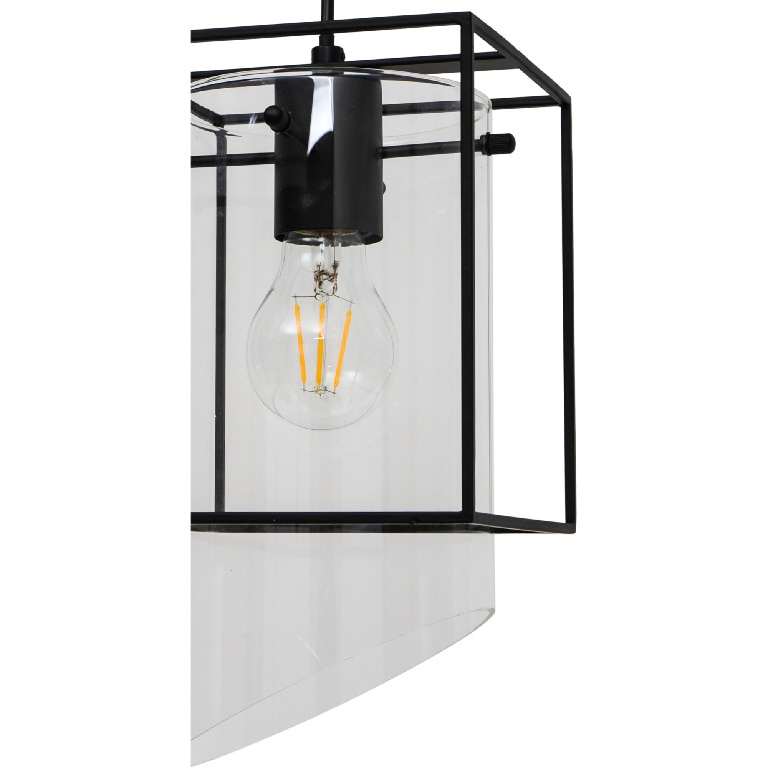 Lustra tip pendul, Negru, 42 W, 1 x E27  GoodHome Daluiz