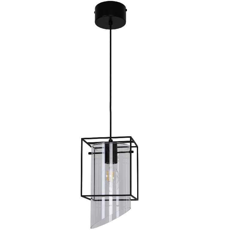 Lustra tip pendul, Negru, 42 W, 1 x E27  GoodHome Daluiz