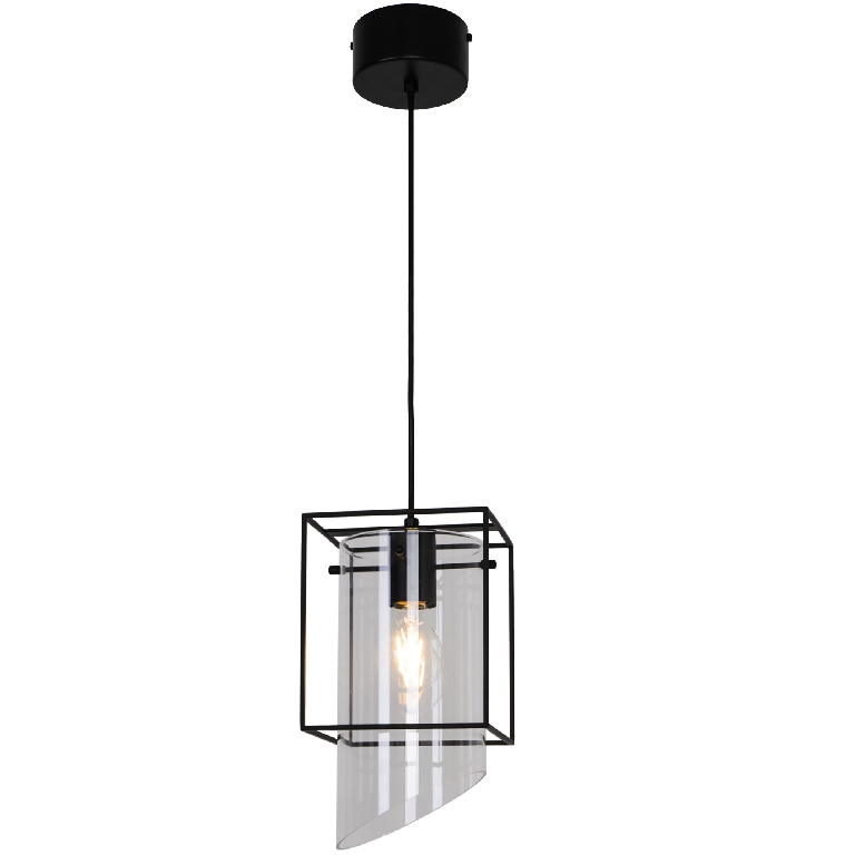 Lustra tip pendul, Negru, 42 W, 1 x E27  GoodHome Daluiz