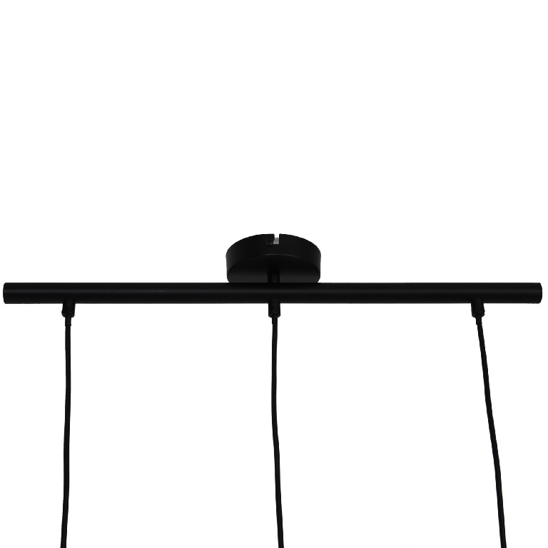 Lustra tip pendul, Negru, 42 W, 3 x E27 • GoodHome Daluiz