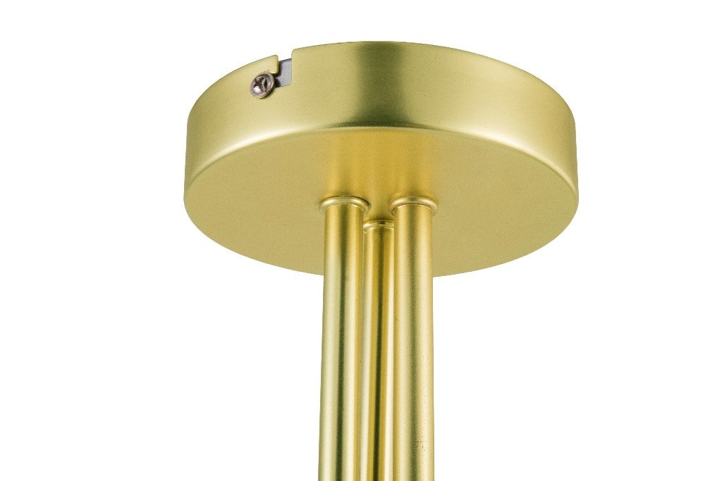Lustra tip pendul, Auriu, 10 W, 3 x E14  GoodHome Baldaz