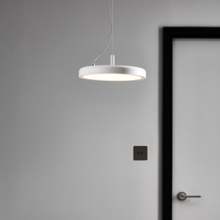 Pendul, alb, 3000 K, 1 x 20 W • GoodHome Azagny