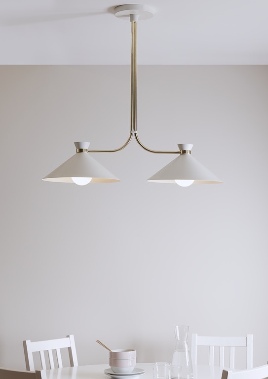 Pendul, crem, 2 x 28 W • GoodHome Apennin