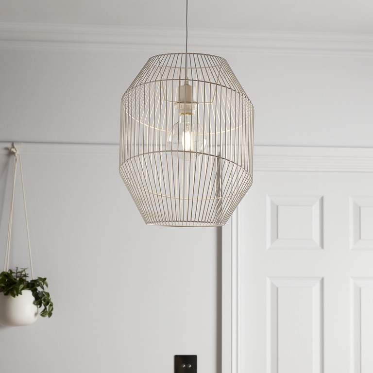 Lustra tip pendul, Alb, 42 W, 1 x E27  GoodHome Tsolma