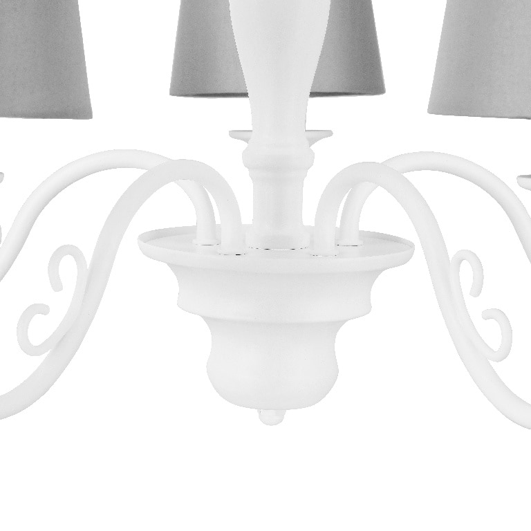 Pendul, alb/gri, 5 x 40 W • GoodHome Tulou