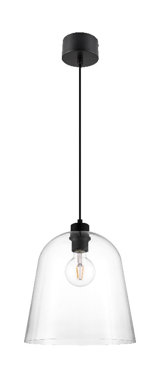 Lustra tip pendul, Transparent, 42 W, 1 x E27  GoodHome Calume