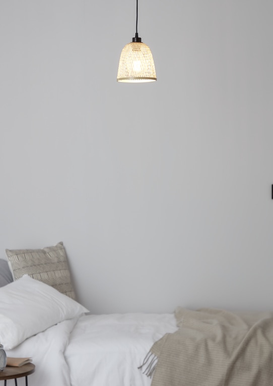 Pendul, alb, 1 x 60 W • GoodHome Calume
