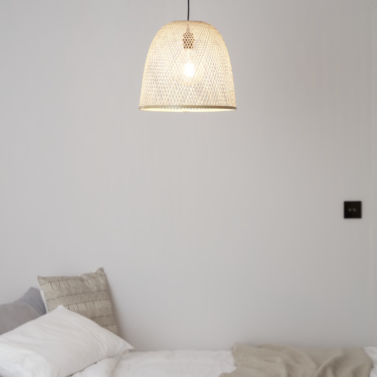 Lustra tip pendul, Alb, 42 W, 1 x E27  GoodHome Calume