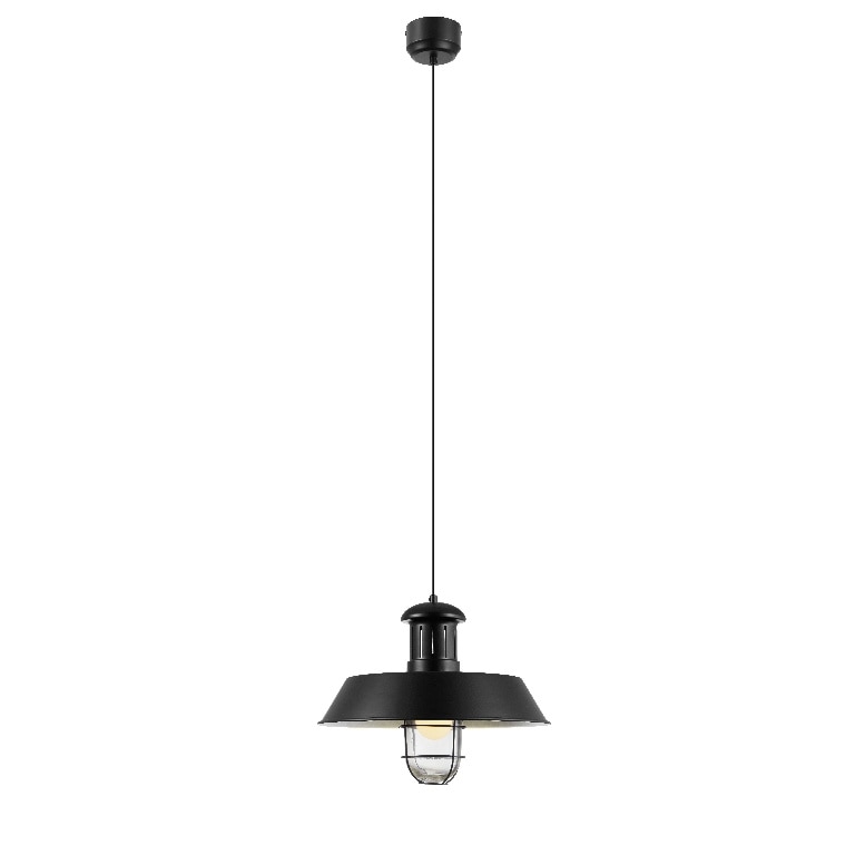 Lustra tip pendul, Negru, 40 W, 1 x E27 • GoodHome Genly