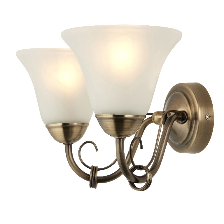 Aplica incandescent, 2 becuri, E14, 84 W Dives