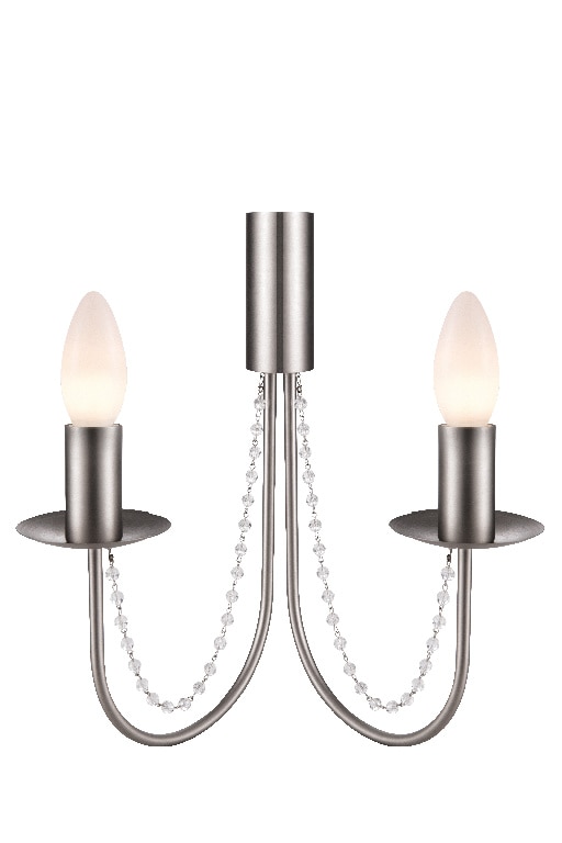 Aplica incandescent, 2 becuri, E14, 56 W • GoodHome Suhel