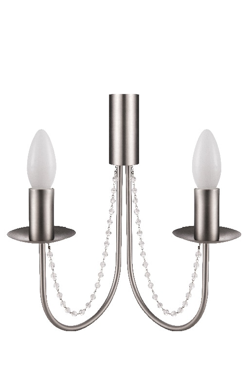 Aplica incandescent, 2 becuri, E14, 56 W • GoodHome Suhel
