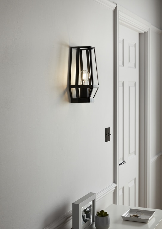 Aplica incandescent, 1 bec, E27, 10 W • GoodHome Nantan