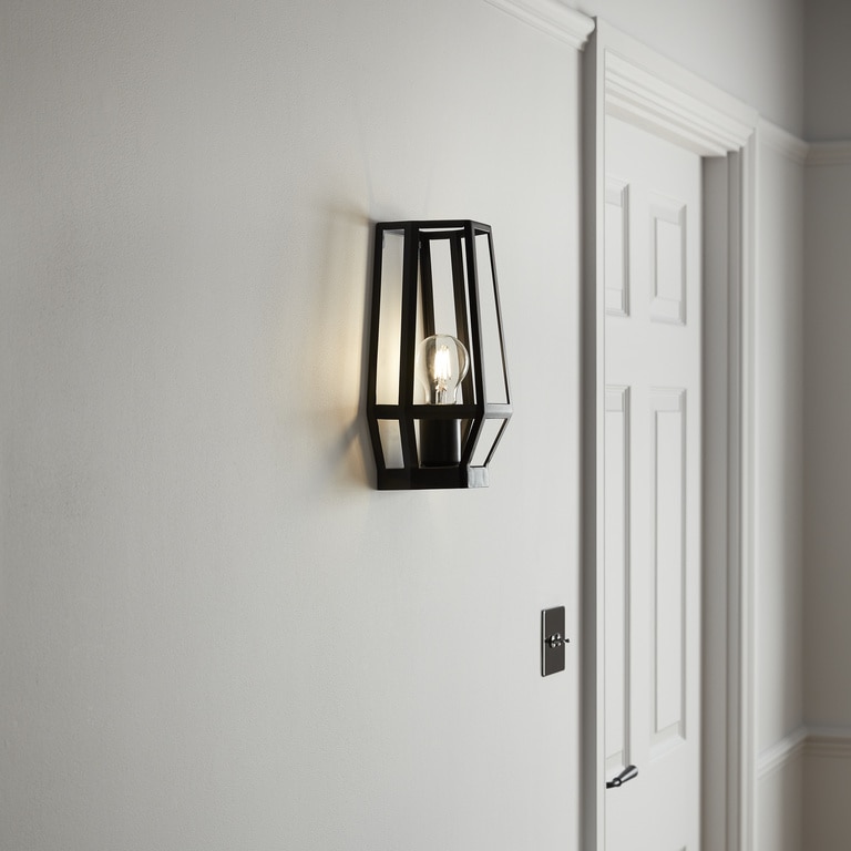 Aplica incandescent, 1 bec, E27, 10 W • GoodHome Nantan