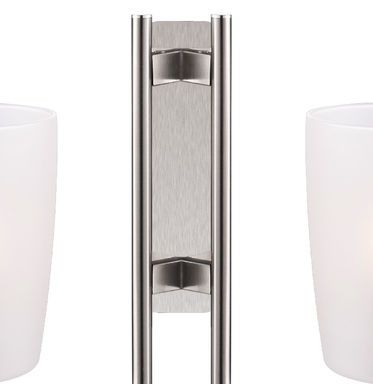 Aplica dubla Quadryx GOODHOME, E14, 28W, IP20, alb/argintiu