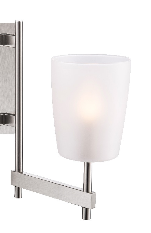 Aplica dubla Quadryx GOODHOME, E14, 28W, IP20, alb/argintiu