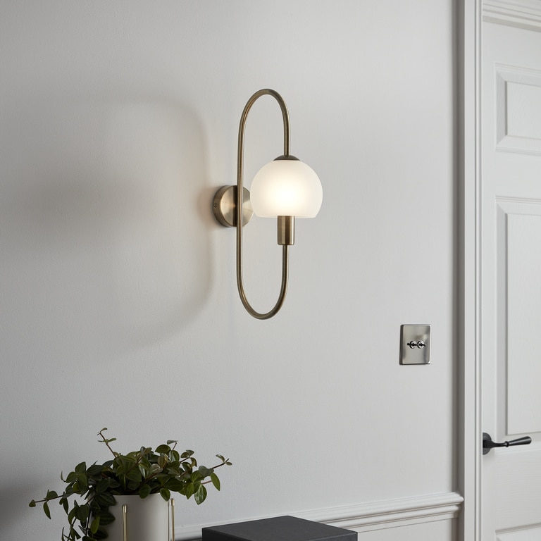 Aplica incandescent, 1 bec, E14, 28 W  GoodHomeGammont