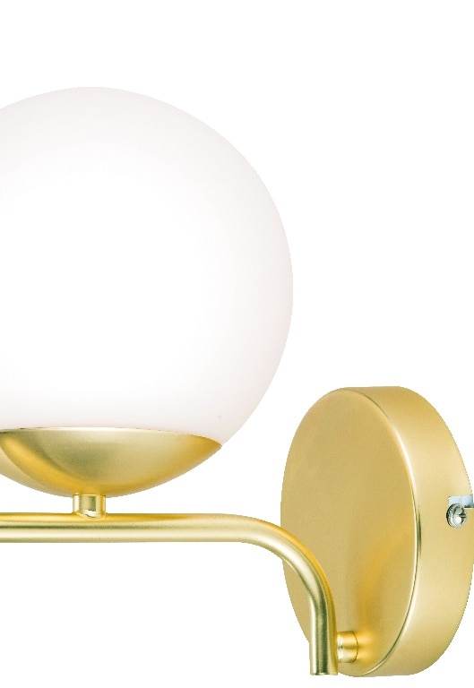 Aplica incandescent, 1 bec, E14, 10 W • GoodHome Baldaz