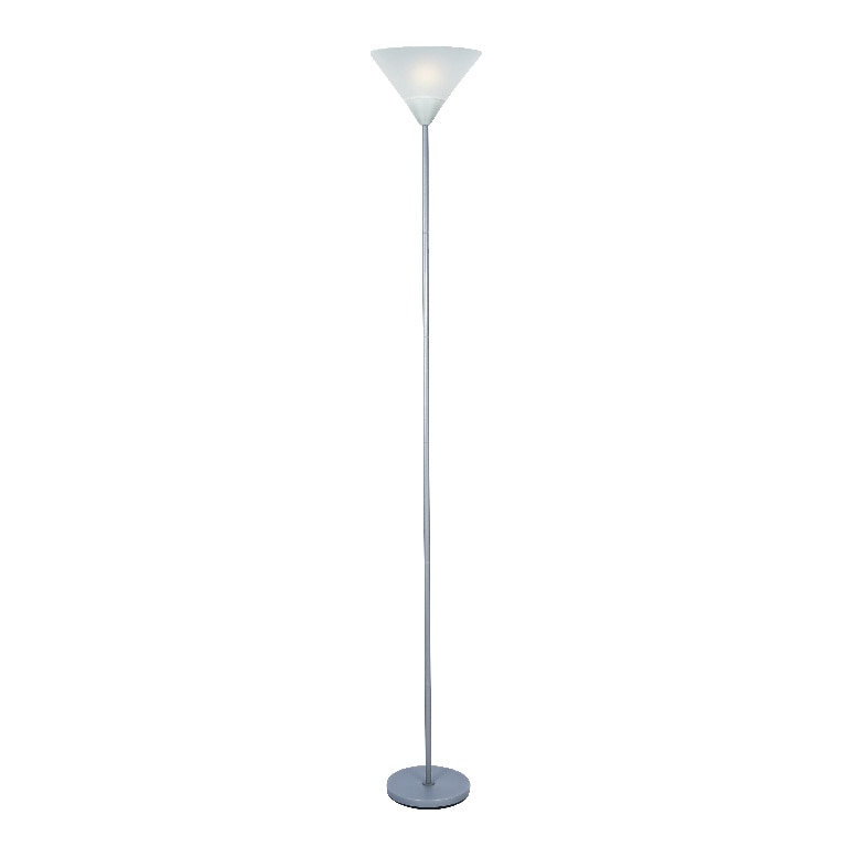 Lampadar interior, E27, 60W, IP20, 179 x 25.5 cm, metal si plastic, gri mat