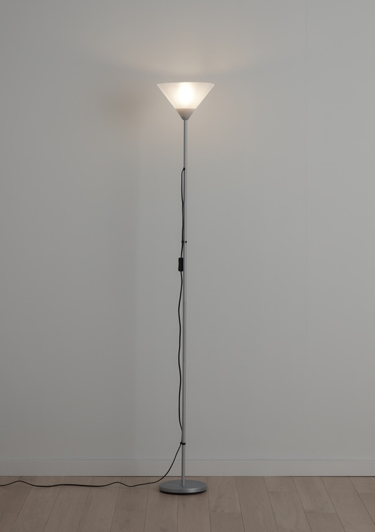 Lampadar interior, E27, 60W, IP20, 179 x 25.5 cm, metal si plastic, gri mat