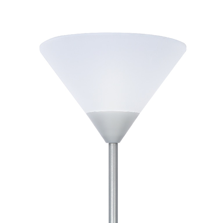 Lampadar interior, E27, 60W, IP20, 179 x 25.5 cm, metal si plastic, gri mat