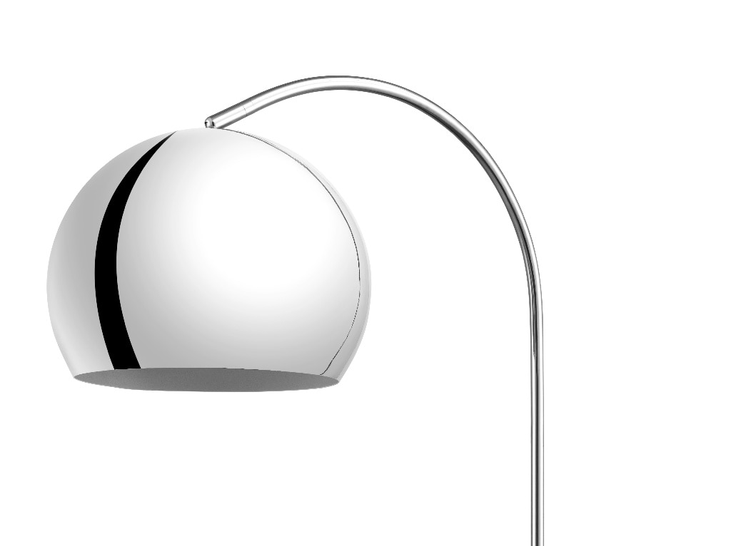 Lampadar interior GOODHOME Kotenay, E27, 10W, IP20, 165 x 73 cm, metal, gri