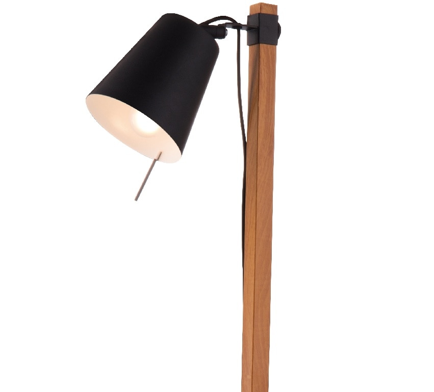 Lampadar Negru, E27, 40 W, 165 cm  GoodHome Menonry