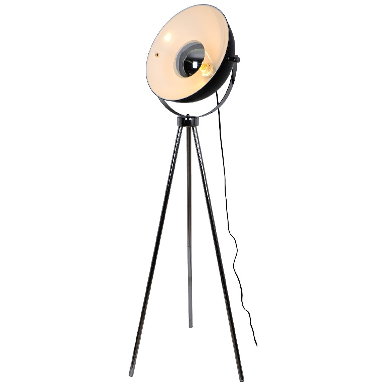 Lampadar Negru, E27, 10 W, 165 cm  GoodHome Selinda