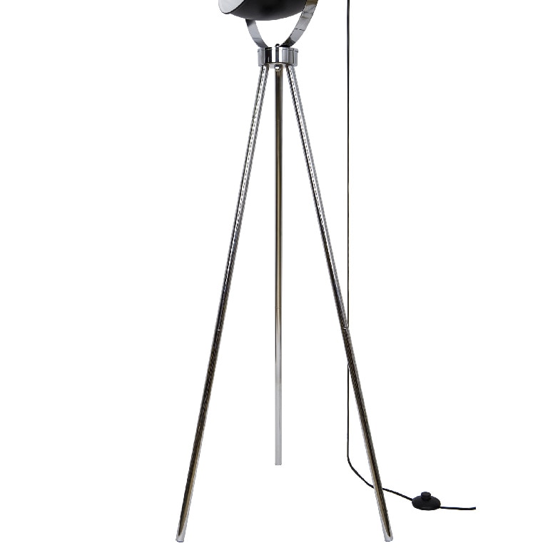 Lampadar Negru, E27, 10 W, 165 cm  GoodHome Selinda