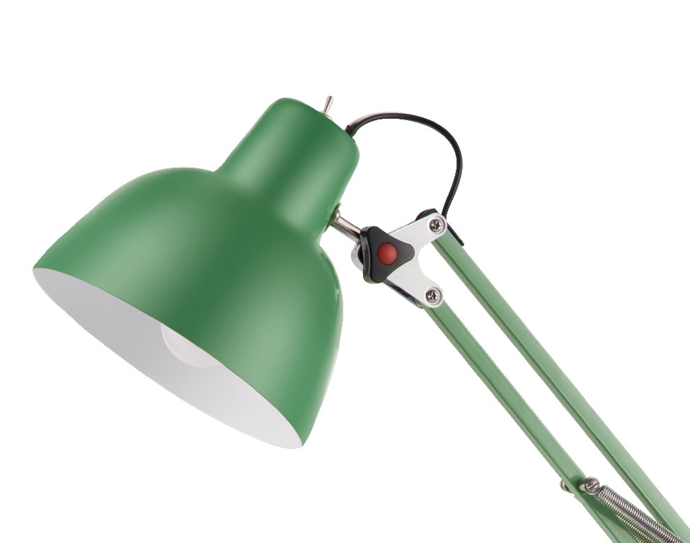 Veioza verde, 1 bec, E14, 9 W • GoodHome Ginaz