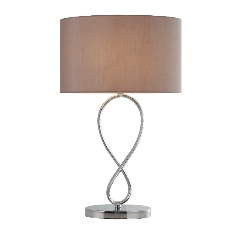 Lampa birou gri, 1 bec, E14, 40 W • GoodHome Carnavon