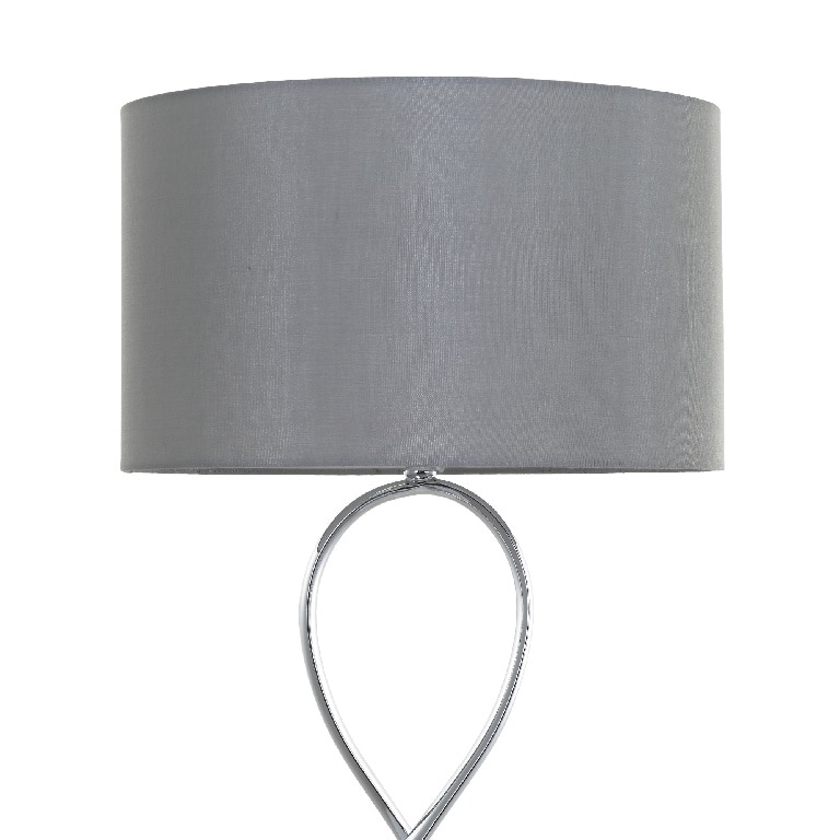 Lampa birou gri, 1 bec, E14, 40 W • GoodHome Carnavon