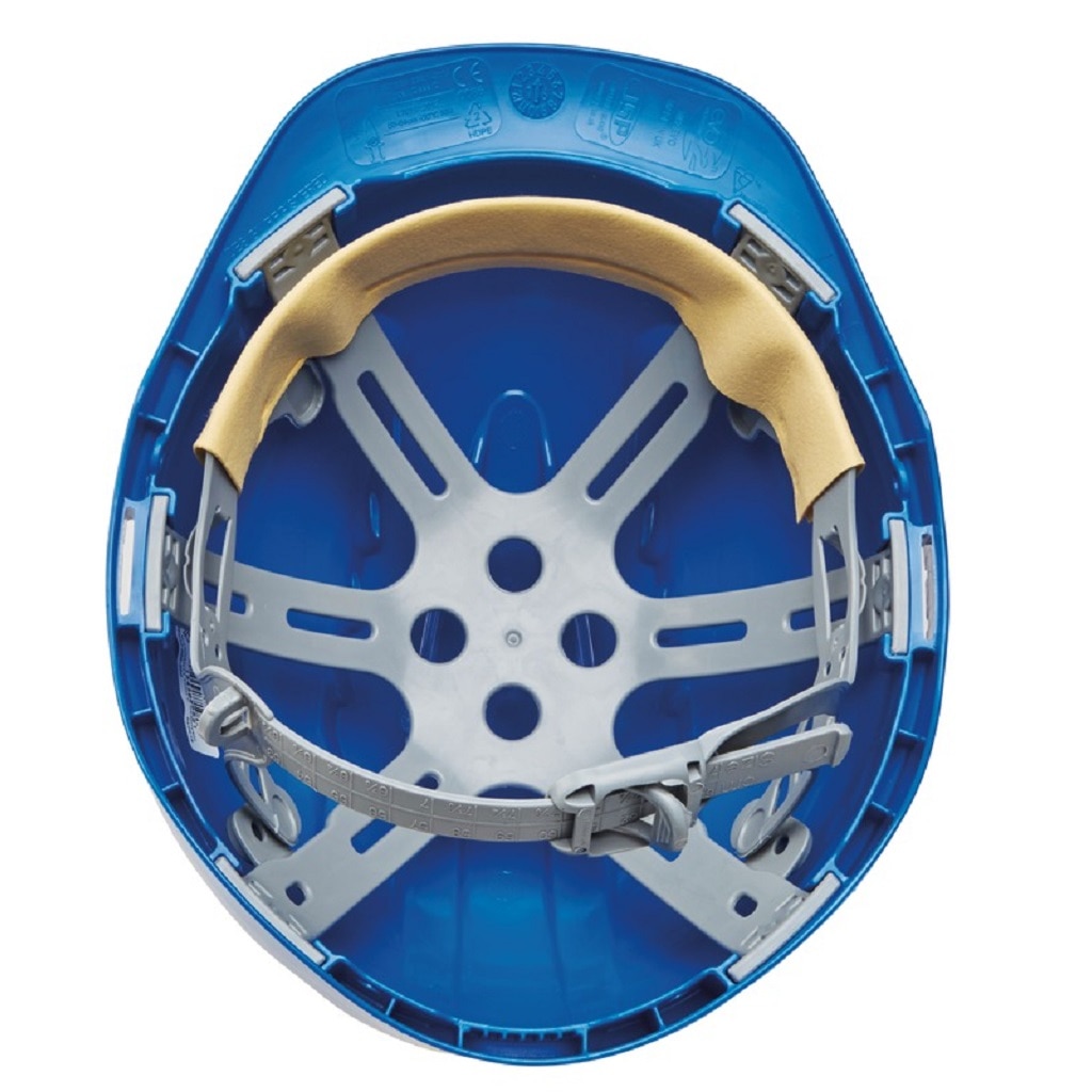 Casca de protectie Site Invincible EVO2, albastra, HDPE, ventilata, marime universala