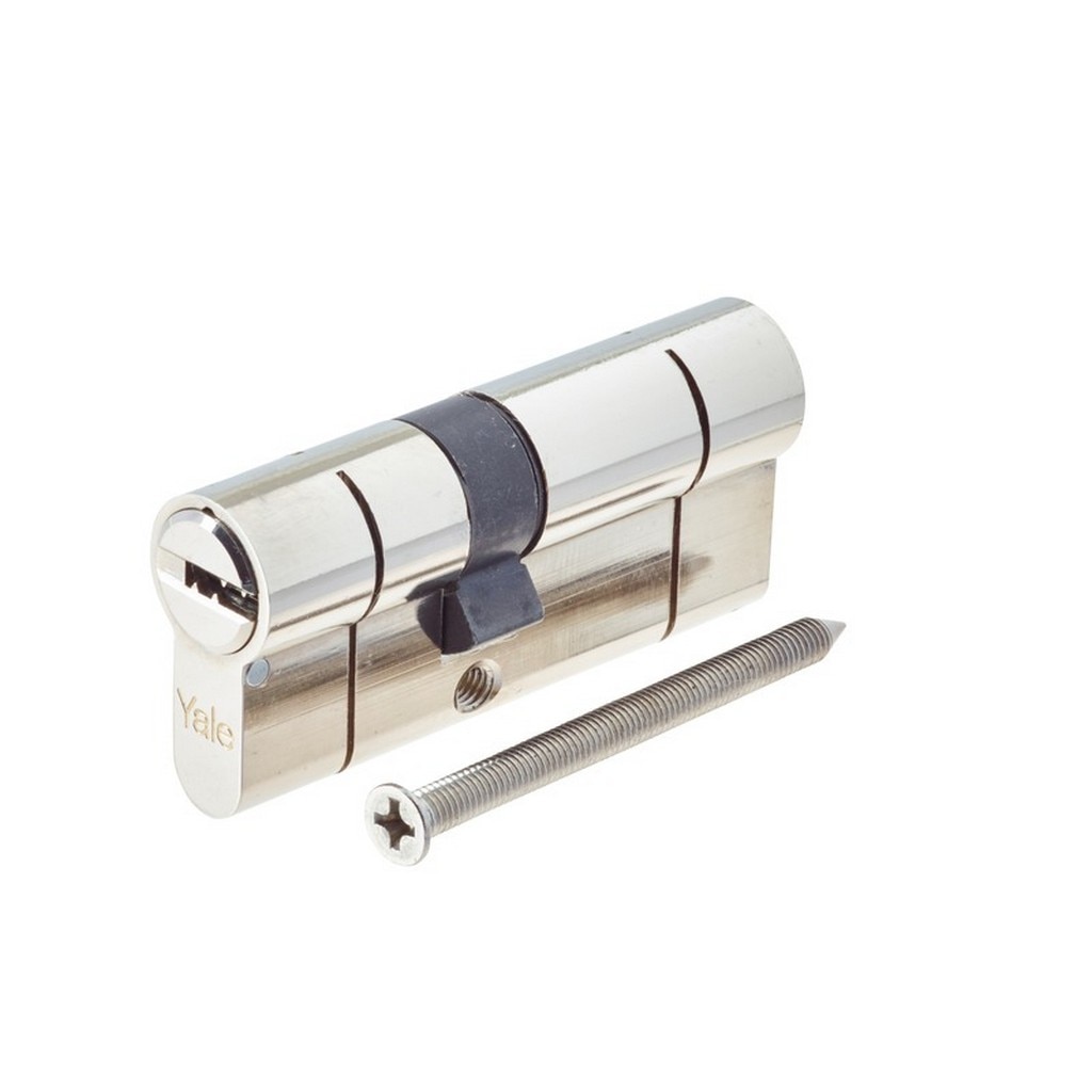 Cilindru usa, 30 x 40 mm, nichel, 5 chei  Yale