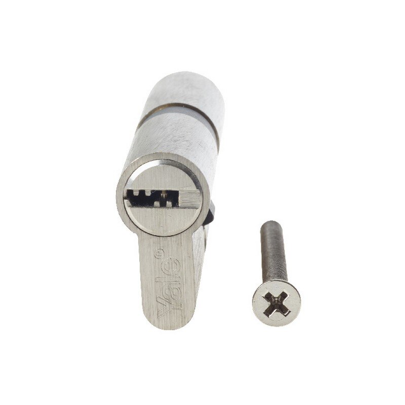 Cilindru usa YALE, 40 x 40 mm, nichel 