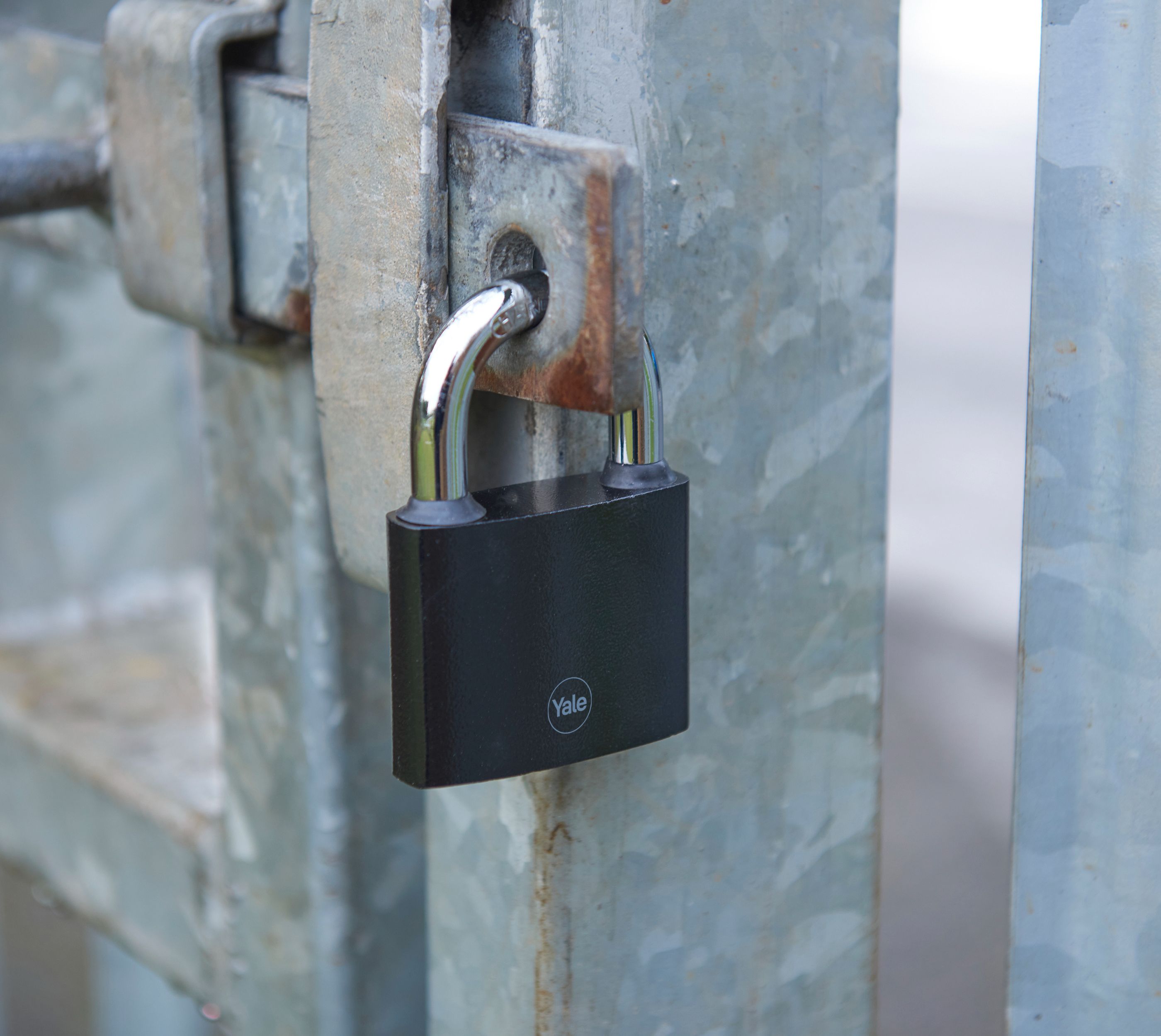 Lacat Yale din otel cu corp de 60mm, negru