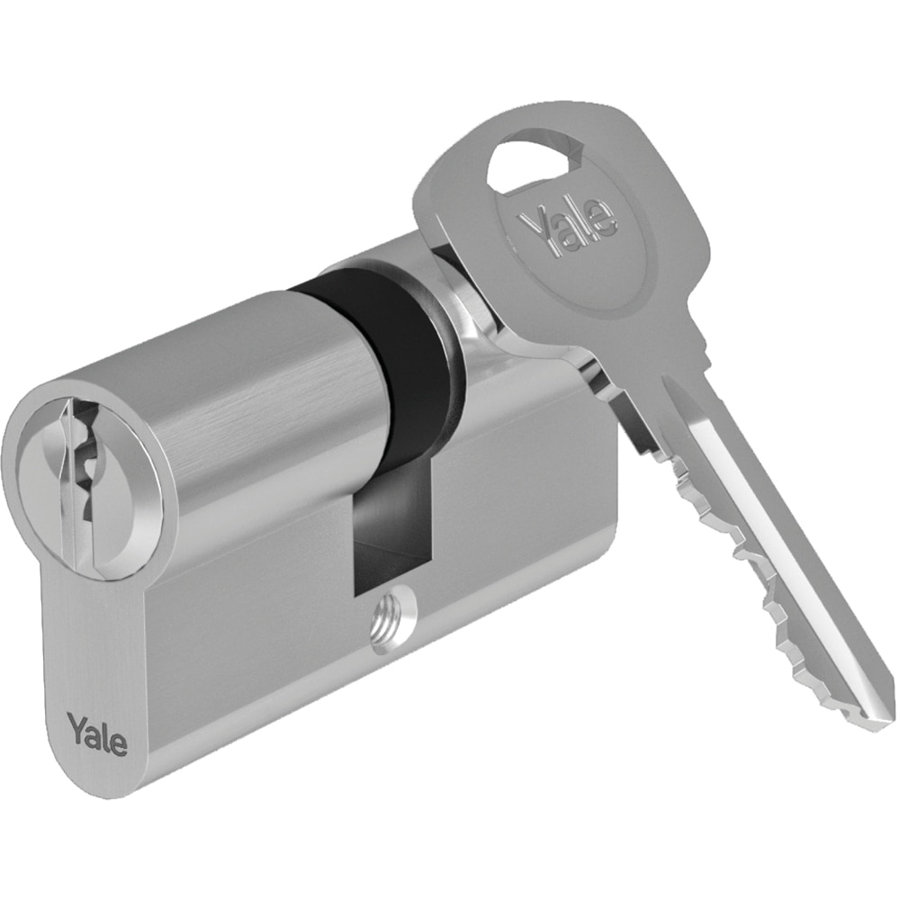 Cilindru de siguranta YALE 600 Gemini, 40 x 50 mm, nichel, 5 chei
