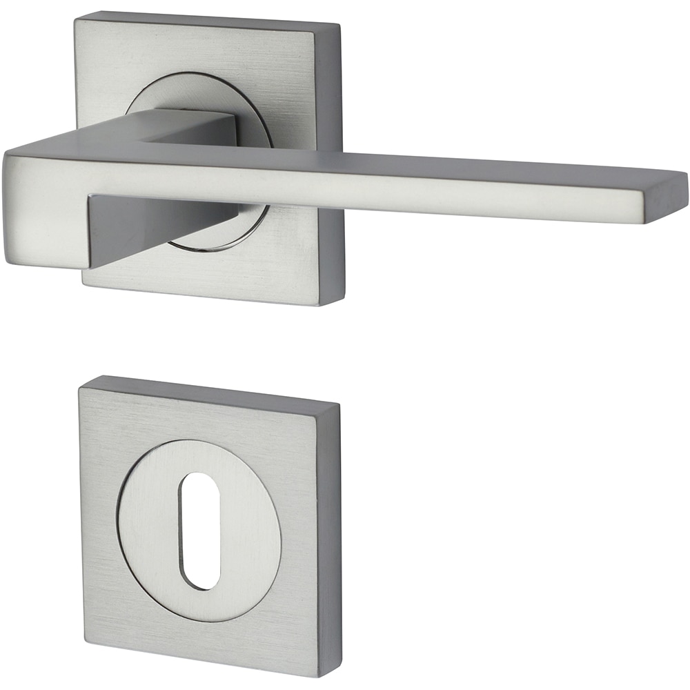 Set manere cu rozete YALE Falcon, zinc, crom