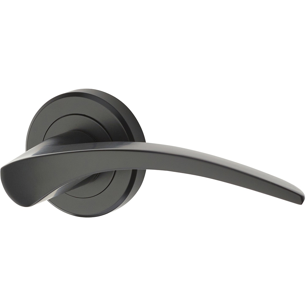 Set manere cu rozete YALE Kite, zinc, negru