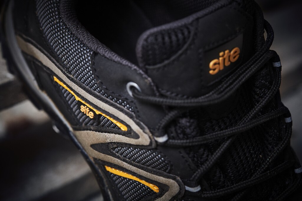 Pantofi protectie, S1 P, marimea 43, negru, barbati, talpa cauciuc  Site